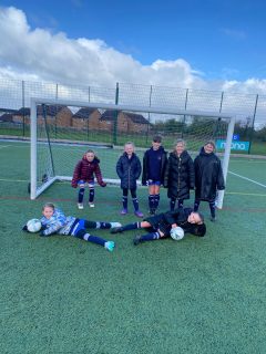Our Year 3 girls football team showed real determination and positivity while battling the elements during our warm up for today’s football tournament. Sadly the competition was called off due to the bad weather but we had a great first game and we can’t wait to play again soon!