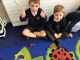 In maths, Reception have been looking at sharing and grouping.